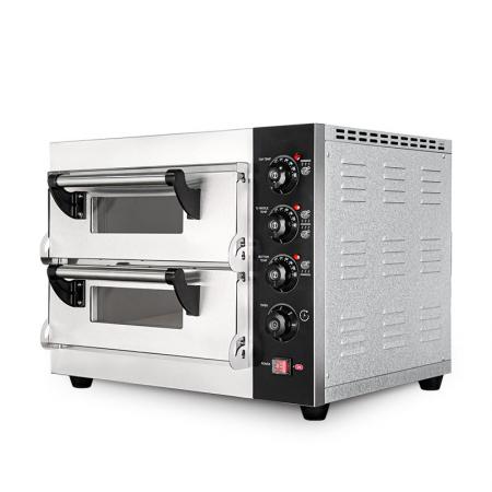 Double deck pizza oven,Small pizza oven,Bakery equipment for pizza