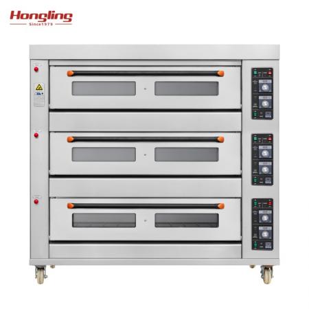 3 Deck 9 Trays Gas Deck Oven